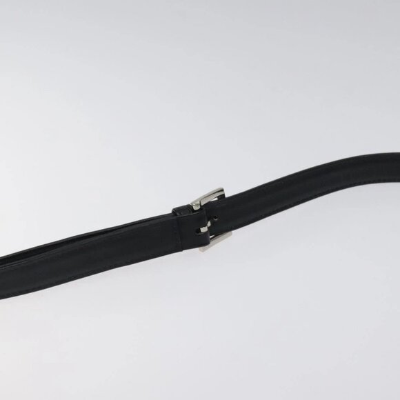 BURBERRY Shoulder Bag Leather Black Auth - Picture 7 of 16